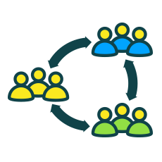 Problem, Solution, and Results Icons